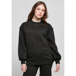 Bluza damska Urban Classics organic oversized crew. Czarne bluzy bez kaptura damskie Urban Classics, z bawełny. Za 237.00 zł.