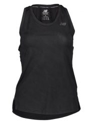 New Balance Top sportowy w kolorze czarnym rozmiar: S. Czarne topy damskie New Balance, s, bez wzorów, z materiału, bez kołnierzyka. Za 108.99 zł.