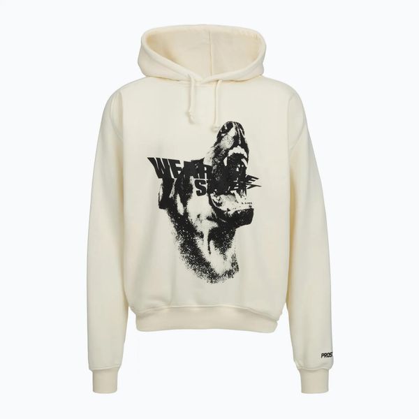 Bluza męska PROSTO Hoodie Bark. Białe bluzy z kapturem męskie Prosto., m, z bawełny. Za 409.99 zł.