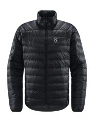 Kurtka puchowa męska Haglofs L.I.M Down Jacket. Czarne kurtki treningowe męskie Haglöfs, na jesień, l, bez wzorów, z elastanu, trekkingowe. Za 549.00 zł.
