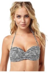 Góra od bikini O'Neill Balconette. Czarne bikini damskie O'neill, bez wzorów. Za 61.49 zł.
