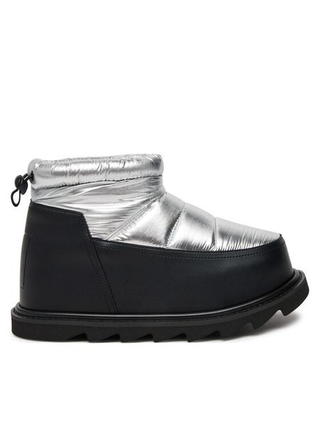 United Nude Botki Zembla Bubble Bootie 10884141190 Srebrny. Szare botki damskie United Nude, z materiału, bez obcasa, na koturnie, bez zapięcia. Za 1,019.00 zł.