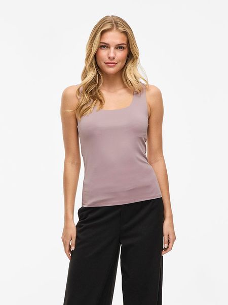 Vila Top w kolorze jasnoróżowym rozmiar: S. Różowe topy damskie Vila, s, bez wzorów, bez kołnierzyka. Za 43.57 zł.