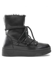 Jenny Fairy Śniegowce WS5806-04 Czarny. Czarne śniegowce damskie Jenny Fairy, ze skóry. Za 179.99 zł.