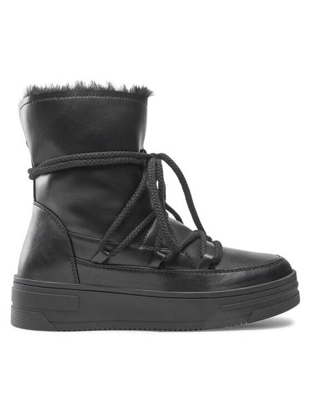 Jenny Fairy Śniegowce WS5806-04 Czarny. Czarne śniegowce damskie Jenny Fairy, ze skóry. Za 179.99 zł.