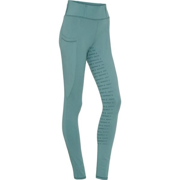 Damskie legginsy jeździeckie z pełną przyczepnością Equipage Kendra. Niebieskie legginsy damskie EQUIPAGE, m, bez wzorów, z materiału. Za 251.50 zł.