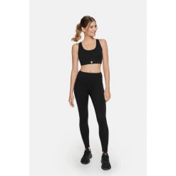 Legginsy fitness damskie Eclipse Cardiobunny z wysokim stanem. Czarne bielizna termoaktywna damska Cardio Bunny, l, bez wzorów. Za 59.99 zł.
