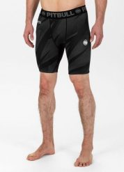 Spodenki męskie Pitbull kompresyjne Dot Camo II. Szare szorty sportowe męskie PITBULL, l, z materiału. Za 139.00 zł.