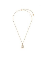 Guess Naszyjnik JUBN06 351JW Złoty. Żółte naszyjniki damskie Guess, ze stali. Za 349.99 zł.