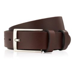 Pasek męski 110 cm brązowy PAOLO PERUZZI PG-03-BRS-110. Brązowe paski męskie Paolo Peruzzi, bez wzorów, z jeansu, eleganckie. Za 49.99 zł.