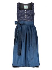 Turi Landhaus Sukienka w kolorze granatowym rozmiar: 42. Niebieskie sukienki damskie Turi Landhaus, na imprezę, bez wzorów, bez kołnierzyka, bez ramiączek. Za 317.62 zł.