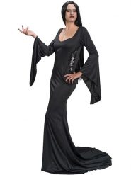 CHAKS Sukienka kostiumowa "Morticia" w kolorze czarnym rozmiar: M. Czarne sukienki damskie CHAKS, na karnawał, m, bez wzorów, bez kołnierzyka, bez ramiączek. Za 96.37 zł.