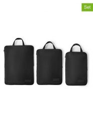 Puccini 3-częściowy zestaw w kolorze czarnym rozmiar: onesize. Czarne walizki Puccini, bez wzorów, z materiału. Za 154.43 zł.