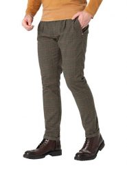 Timezone Spodnie chino "Charly" - Regular fit - w kolorze khaki rozmiar: W36/L32. Brązowe spodnie materiałowe męskie Timezone, bez wzorów. Za 164.45 zł.