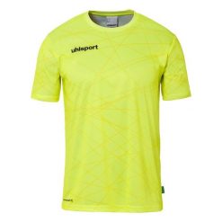 Koszulka bramkarska z krótkim rękawem Uhlsport Prediction. Białe t-shirty damskie UHLSPORT, xl, bez wzorów, bez kołnierzyka. Za 172.30 zł.