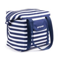 Torba turystyczna termiczna Spokey San Remo. Białe torebki klasyczne damskie Spokey, bez wzorów, bez dodatków. W wyprzedaży za 69.99 zł.