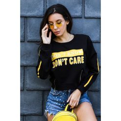 Bluzka damska ELOISE BLACK. Czarne bluzki sportowe damskie Bluzka damska ELOISE BLACK, l, bez wzorów, bez ramiączek. W wyprzedaży za 39.00 zł.