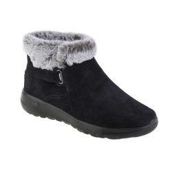 Buty zimowe damskie, Skechers On The Go Joy - First Glance. Czarne obuwie trekkingowe damskie Skechers, na zimę. Za 359.99 zł.