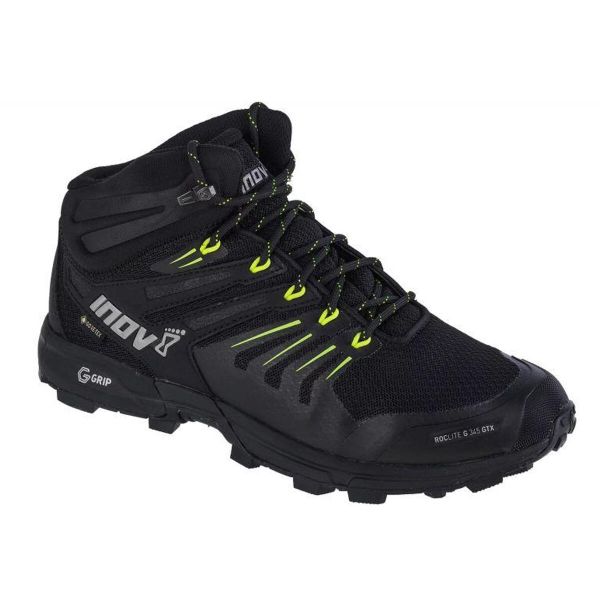 Męskie Buty Sportowe Roclite. Czarne buty sportowe na co dzień męskie Inov-8, z gumy, bez zapięcia, wspinaczkowe. Za 905.99 zł.