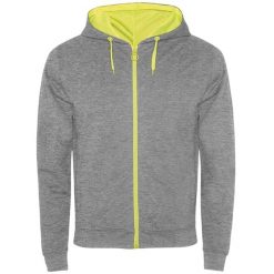 Męska Kurtka Fuji Heather Sweat Jacket. Szare kurtki męskie ROLY, m, bez wzorów, z bawełny, z kapturem. Za 127.99 zł.