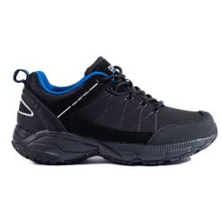Buty trekkingowe damskie DK Waterproof czarno niebieskie czarne. Czarne obuwie trekkingowe damskie . Za 197.04 zł.