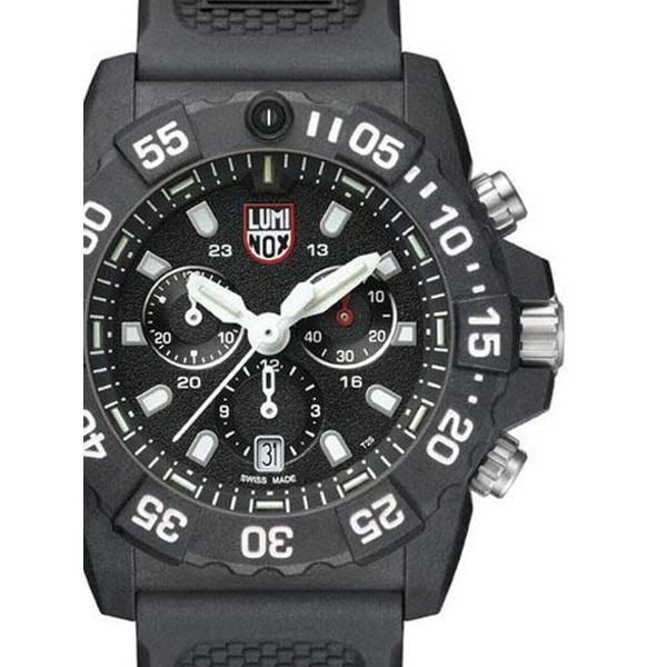 Zegarek męski Luminox XS.3581, Quartz, 45mm, 20ATM. Czarne zegarki męskie Luminox, plastikowe. Za 2,548.65 zł.