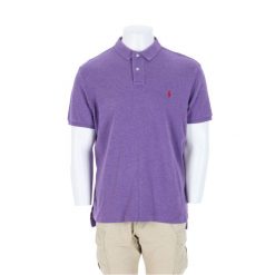 Męska koszulka polo z krótkim rękawem Violet. Fioletowe koszulki polo męskie Ralph Lauren, l, bez wzorów, bez ramiączek. Za 114.98 zł.