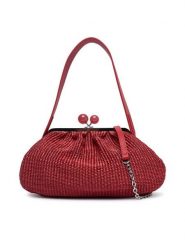 Weekend Max Mara Torebka 2615511105650 Różowy. Czerwone torebki klasyczne damskie Weekend Max Mara, bez wzorów, z materiału, bez dodatków. Za 1,579.00 zł.