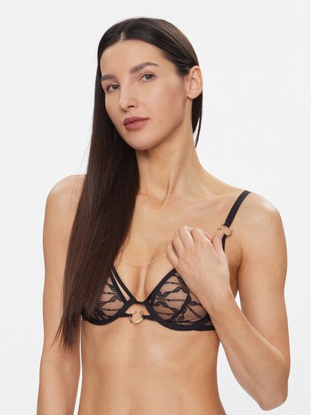 Chantelle X Biustonosz z fiszbiną Xpression C05GMA Czarny. Czarne biustonosze Chantelle X, bez wzorów, z syntetyku. Za 509.99 zł.