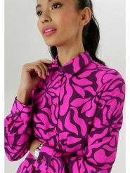 Aniston Bluzka w kolorze różowo-fioletowym rozmiar: 46. Różowe bluzki damskie Aniston, bez wzorów, z wiskozy, bez kołnierzyka, bez ramiączek. Za 74.11 zł.