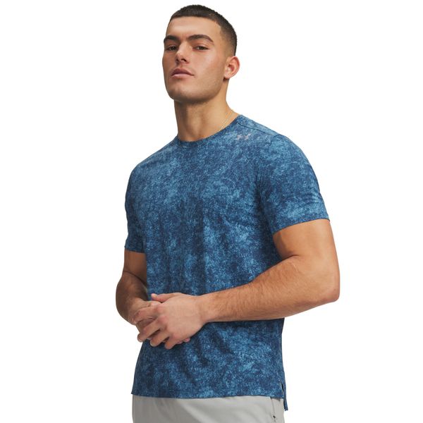 Under Armour Męska Koszulka T-Shirt Velociti Pro Print 6009507. Niebieskie t-shirty męskie Under Armour, m, bez wzorów, z materiału, bez kołnierzyka. Za 295.25 zł.