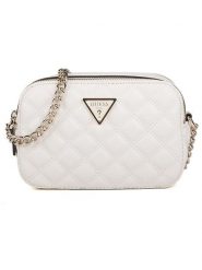 Guess Torebka w kolorze białym - 20 x 13 x 8 cm rozmiar: onesize. Białe torebki klasyczne damskie Guess, z aplikacjami, z materiału, bez dodatków. Za 423.06 zł.