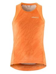 Craft Top kolarski "Core Endur Sing" w kolorze pomarańczowym rozmiar: M. Pomarańczowe topy damskie Craft, m, bez wzorów, bez kołnierzyka. Za 104.99 zł.