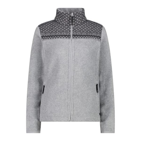 Bluza damska turystyczna CMP 34J0486. Szare bluzy bez kaptura damskie CMP, m, z materiału. Za 381.30 zł.