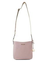 Michael Kors Skórzana torebka w kolorze jasnoróżowym - 20 x 22 x 7 cm rozmiar: onesize. Różowe torebki klasyczne damskie Michael Kors, bez wzorów, z materiału, bez dodatków. Za 503.95 zł.