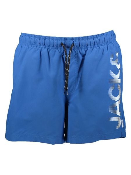 Jack & Jones Szorty kąpielowe "Haruba" w kolorze niebieskim rozmiar: XXL. Niebieskie szorty sportowe męskie Jack & Jones, xxl, z materiału, outdoorowe. Za 56.79 zł.