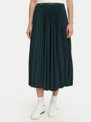 Lacoste Spódnica plisowana JF1402 Zielony ciemny Regular Fit. Zielone spódniczki damskie Lacoste, xl, bez wzorów, z syntetyku, plisowane. Za 789.99 zł.