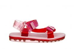 Sandały Melissa Papete Rider Ad Red Pink 010441, Czerwony, Guma - 38. Czerwone sandały damskie Melissa, bez wzorów, z gumy, bez obcasa. W wyprzedaży za 242.10 zł.