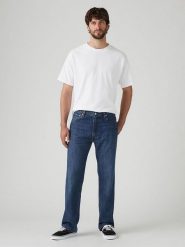 Levi's Dżinsy "555" - Relaxed fit - w kolorze granatowym rozmiar: W32/L34. Niebieskie jeansy męskie Levi's. Za 252.95 zł.