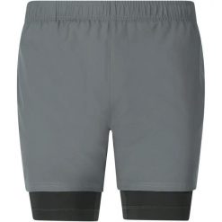 Szorty Virtus Zayne V2. Szare szorty męskie VIRTUS, bez kołnierzyka. Za 189.50 zł.