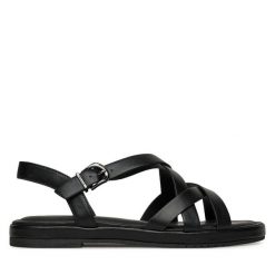 Sandały Tamaris. Brązowe sandały damskie Tamaris, bez wzorów, bez obcasa, na płaskiej podeszwie. Za 369.99 zł.