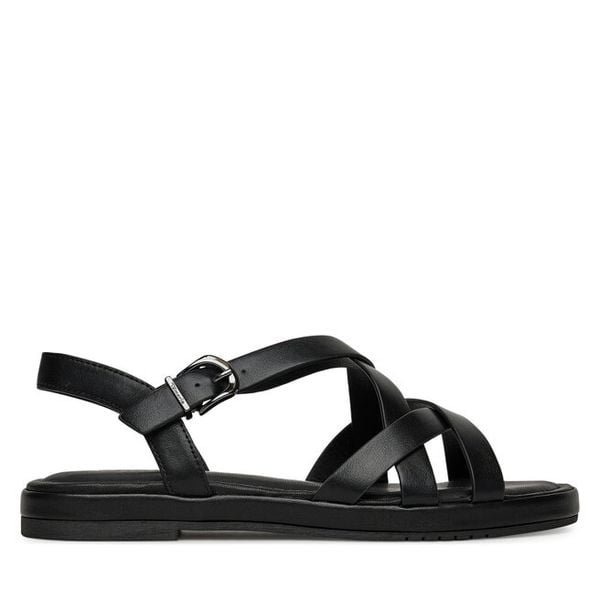 Sandały Tamaris. Brązowe sandały damskie Tamaris, bez wzorów, bez obcasa, na płaskiej podeszwie. Za 369.99 zł.