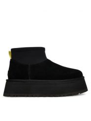 Ugg Śniegowce W Classic Mini Dipper 1168170 Czarny. Czarne śniegowce damskie Ugg, ze skóry. Za 729.99 zł.