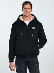 BIG STAR Bluza w kolorze czarnym rozmiar: XXL. Czarne bluzy z kapturem męskie Big Star, xxl, z bawełny. Za 199.99 zł.