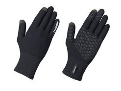 GripGrab Primavera Merino II - rękawiczki na sezon przejściowy. Czarne rękawiczki damskie GRIPGRAB, bez wzorów, z dzianiny. Za 368.95 zł.