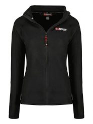 Geographical Norway Kurtka polarowa "Tug" w kolorze czarnym rozmiar: XL. Czarne kurtki damskie Geographical Norway, xl, bez wzorów, z polaru, bez kaptura. Za 82.64 zł.