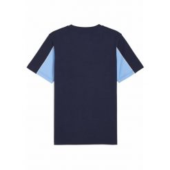 Męska koszulka Manchester City ftblARCHIVE PUMA Navy Team Light Blue. Niebieskie t-shirty sportowe męskie Puma, m, z gumy, bez ramiączek, do piłki nożnej. W wyprzedaży za 109.00 zł.