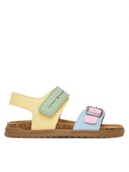 Tommy Hilfiger Sandały T3A2-34307-0326 S Kolorowy. Sandały dziewczęce Tommy Hilfiger, ze skóry, bez zapięcia. Za 289.99 zł.