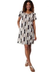 WITT WEIDEN Sukienka w kolorze szarobrązowo-czarnym rozmiar: 52. Brązowe sukienki damskie WITT WEIDEN, bez wzorów, bez kołnierzyka, bez ramiączek, midi. Za 82.99 zł.