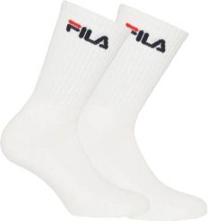 Skarpetki Fila 2-pak białe 39-42 - klasyczne, komfortowe. Białe skarpetki damskie 661, bez wzorów, z bawełny. Za 118.99 zł.
